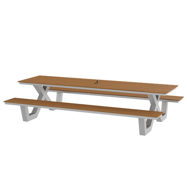 Source Furniture Vienna Metal Outdoor Bench Wayfair
